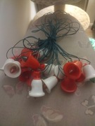 Lampki choinkowe z PRL-u ładne Dzwonki 