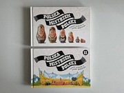 Komiks Polska mistrzem Polski, tom 1 i 2, Leśniak Skarżycki, wrys,autograf 