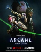 Plakat Arcane League of Legends LoL Jinx Vi Serial Netflix Poster 50x70