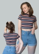 koszulki topy w paski marki Cropp 2 szt.