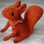 Wiewiórka z czasów ZSRR mechanizm nakręcany. Rzadka!