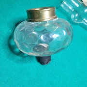 Mały zbiornik=pianinówka do lampy naftowej=wymiary na zdjęciach