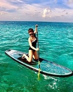 Przezroczysta deska SUP Pure Canoe