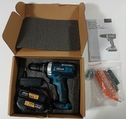 Akumlatorowa wiertarko-wkrętarka udarowa 2-biegowa, 25+3 Nm 