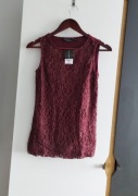 Bordowa klasyczna bluzka L 40 nowa z metką do pracy Dorothy Perkins