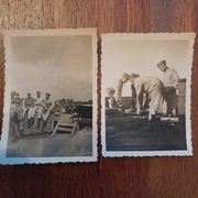 Obrona przeciwlotnicza Szczecina Stettin Pogodno 1942 działko na dachu