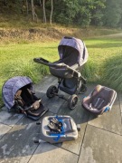 Wózek dziecięcy firmy anex 3 w 1