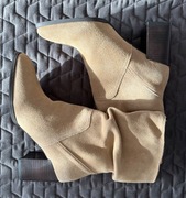 Botki zamszowe Medicine beżowe