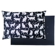 Poszewka 60x40 cm Koty białe - Bawełna