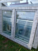 Okno nowe 140wys178szer UR orzech 3 szybowe Dostępne od ręki Tanio