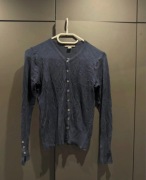 Granatowy kardigan sweter na guziki primark XS 34