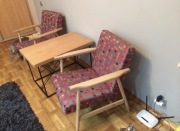 Piękne fotele PRL Lisek