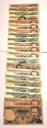 BANKNOTY PRL ZESTAW 21 SZTUK 20ZŁ -500ZŁ + banderole 10-200 zł 24 szt.(29)