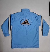 Adidas vintage niebieska kurtka