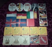 57 podkładek wafli TYSKIE każda inna 