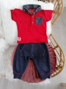 zestaw Komplet spodnie + bluzka 6 m-cy + r. 68