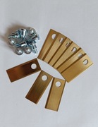 Tytanowe ostrza noże do robota koszącego Parkside PMRDA + zawleczki do kół 