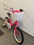 Rower Limber 16 girl 16" biały, fioletowy, różowy