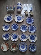 Fajansowe talerzyki,dzban i pozostałe