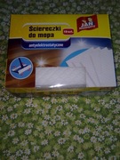 Ściereczki do mopa antyelektrostatyczne Jan Niezbędny białe. Nowe