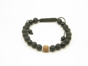 męska bransoletka z kamieni naturalnych JADEIT