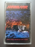 Annihilator set the world on fire kaseta