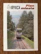 Krynica plan miasta - unikat z lat 90-tych
