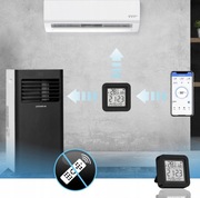 Pilot IR Tuya S09 Smart Life WiFi 12 m czujnik temperatury wyświetlacz LCD