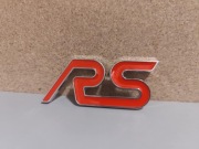 Logo Emblemat Znaczek RS w kolorze czerwonym 