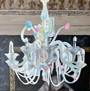 Obraz akrylowy - żyrandol 40x40cm