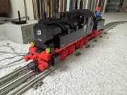 Lego 7750 1980 - Lokomotywa komplet z pudelkiem i wytloczkami