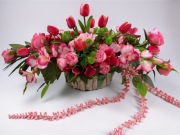 wiązanka stroik kompozycja kwiatowa nagrobna