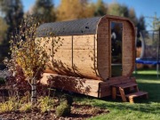 Sauna 8-osobowa na Wynajem – Rustykalny Klimat i Aromaterapia