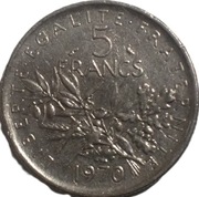 Francja 5 franków z 1970 roku - OBEJRZYJ MOJĄ OFERTĘ