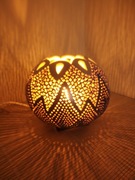 Lampa lampka z tykwy