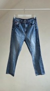 Desigual  jasne jeansy straight wysoki stan  prosta nogawka r. 40