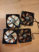 Za 5 wentylatory PC. Dwa są podświetlanie   + Nagrywarka DVD RW PC 