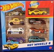 Hot wheels 8 aut, zestaw ze zdjęcia 