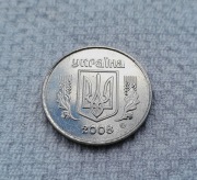 Ukraina 5 kopiejek 2008 KM# 7b Ładny stan