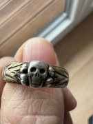 Sygnet pierscień totenkopf ring niemiecki SS III rzesza