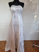 SPRZEDAM SUKIENKĘ ŚLUBNĄ ROZMNIAR 34-36