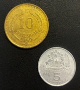 Chile x 2, zestaw monet