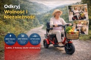 Skuter - wózek dla seniorów i nie tylko. Funkcjonalny i prosty.