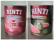 Karma dla psów RINTI, mokra, monobiałkowa, bezzbożowa wołowina, indyk 
