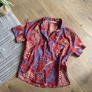 letnia hawajska koszula sweewe Paris m kolorowa lato wakacje liście