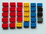 Lego 3002 klocek 2x3 mix - 29 sztuk !