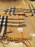 Szalik burberry beżowy