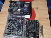 x3 płyty główne AM4 B450 A320 do naprawy nie sprawne 