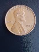 1 cent moneta USA 1945