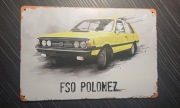 Tablica ozdoba garażu FSO POLONEZ